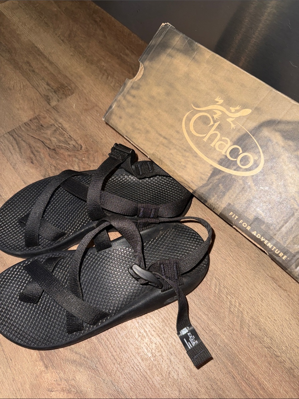 Chaco Men's Black Z/1 Classic Adjustable Strappy Sandals
